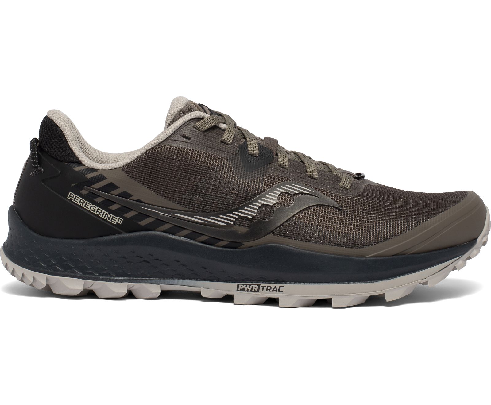 Saucony Peregrine 11 Men\'s Trail Running Shoes Black | Canada 585DFMN